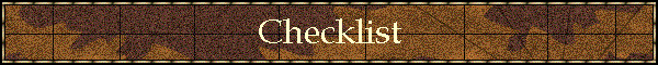 Checklist